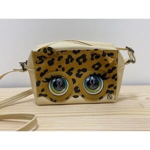 Unique Vintage‎ Cat Purse with sounds and reactions leopard print beige